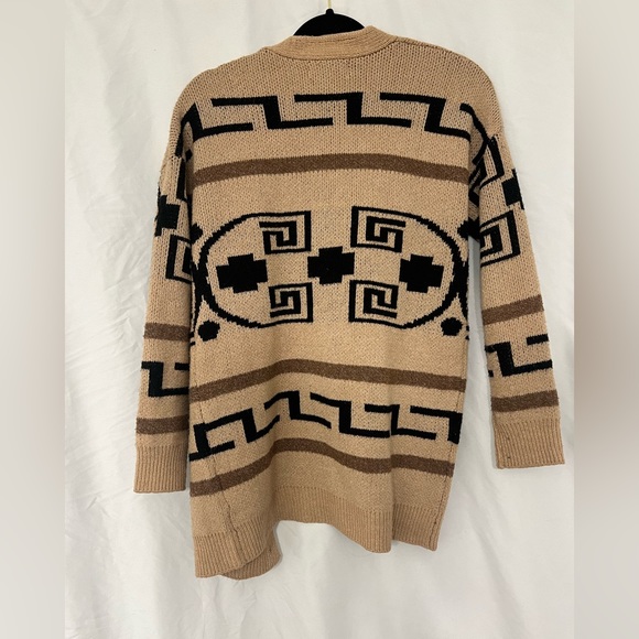 Hazel Moon Boho Southwestern Print Cardigan - Picture 3 of 5